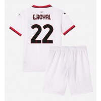 AC Milan Emerson Royal #22 Auswärts Trikotsatz Kinder 2024-25 Kurzarm (+ Kurze Hosen)